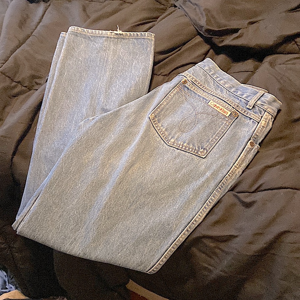 100% Cotton | Old School Denim | Vintage Calvin Klein Jeans (Unisex//Size 36)
